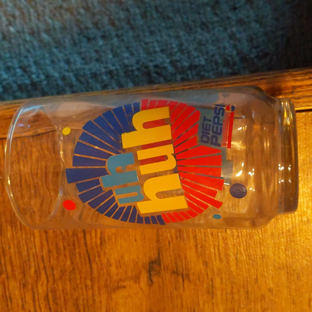 Vintage Diet Pepsi glass